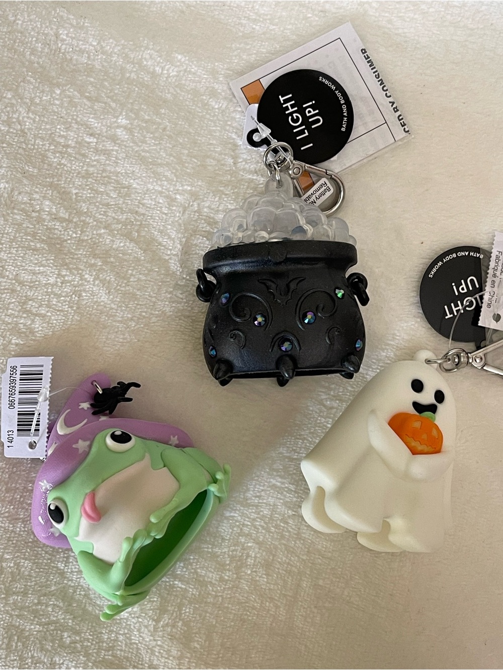 Bath and Body Works Halloween Pocketbac Holders   Wizard Frog /Ghost /Cauldron